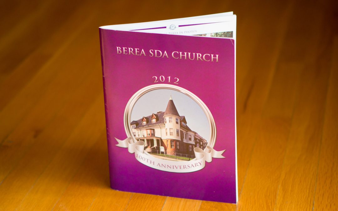 Berea SDA Church – 100th Anniversary Program Book