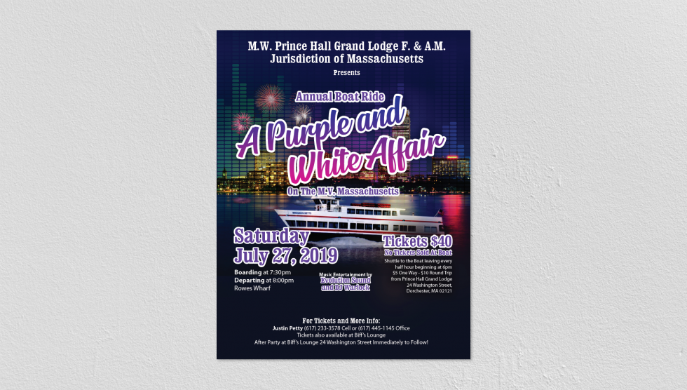 Boat Ride Flyer | PTDesign